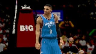 NBA 2k14 Russell Westbrook Crossover and Dunk
