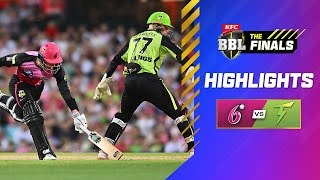 Sydney Sixers v Sydney Thunder Match Highlights | #BBL14