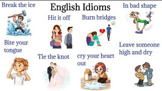 Idioms And phrases | Vocabulary in English | Idioms in English | action verbs