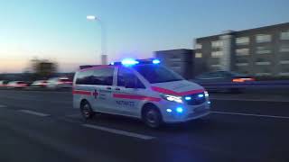 [Valeris NEF!] RTW+NEF Rettungswache Altentreptow auf Einsatzfahrt zum Klinikum Nubrandenburg