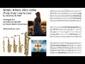 Amen Amen dico vobis by Giaches de Wert arranged for saxophone quintet