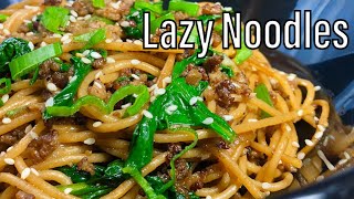 Quick and Easy 15 minute Lazy Noodles