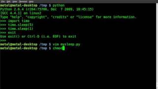 Python Basics - sleep with the time module