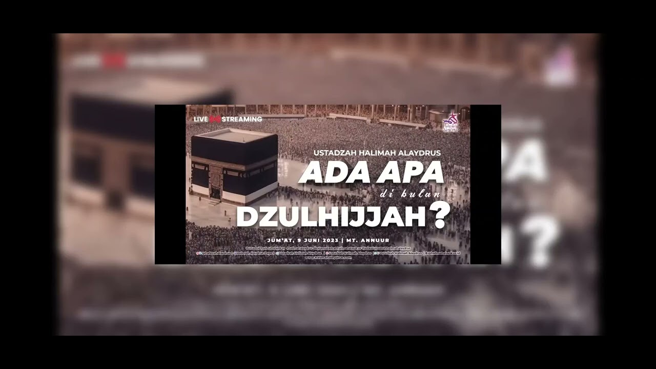 Keutamaan Bulan Dzulhijjah. Puasa Arafah Qurban Dan Haji - YouTube