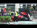 Car crash - Ferrari 599 GTO Vs Taxi in Singapore