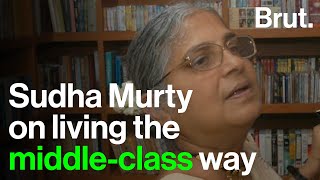 Sudha Murty on living the middle-class way