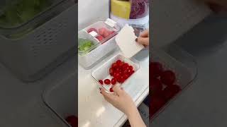 Tempat penyimpanan buah/sayur praktis buat food prep nih 👌 Link produk dikomentar 😉