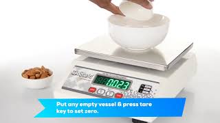 Unboxing and operation of 10kg, 20kg \u0026 30kg iScale Electronic weight scale for Departmental stores