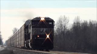 Killer Leslie RS5T Horn on Norfolk Southern SD60E Rebuilt EMD Locomotive NS 6916