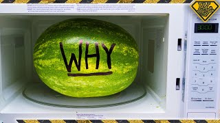 We Microwaved a Watermelon for Half an Hour!