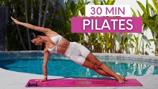 30 MIN POWER PILATES || Pilates Con Pesas Para Trabajar Todo El Cuerpo (Intermedio)