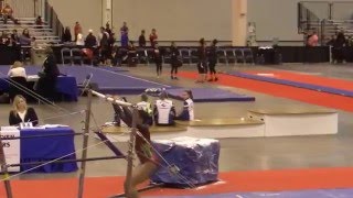 HNI Gymnastics Meet - Aja's Bar Routine - 20160206