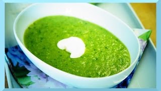 Erbsensuppe - Bärlauchsuppe Rezept