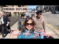 Travelling to Edinburgh Scotland with my siblings