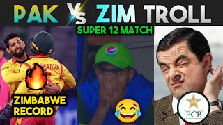 PAKISTAN VS ZIMBABWE T20 WC TROLL 🔥 | RAZA WILLIAMS BABAR RIZWAN | TELUGU CRICKET TROLLS