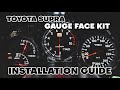 Toyota Supra TRD Gauge Face Kit | CBS Racing