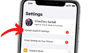 How To Update Apple iD Setting On iPhone ( 2021 )