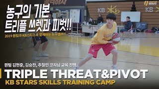 농구 기본 개념 4편. 트리플 쓰렛과 피벗 - TRIPLE THREAT&PIVOT MOVE [ENG/SUB]