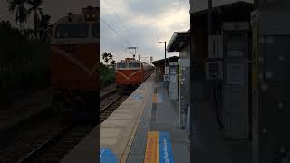 環島之星萌旅號三麗鷗主題列車快速通過崁頂站#pingtung