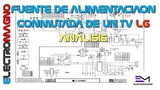 Electrónica Básica: Fuente de alimentación conmutada de un TV LG