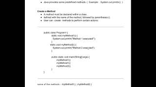 OOP Java Practical 16 - Methods Part 1