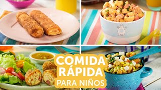 Ideas de comidas rápidas para niños | Kiwilimón