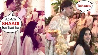 Sonam Kapoor Does This CUTEST Thing To Jhanvi Kapoor At Her Wedding That She Gets MARRIED Next