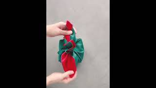 How to wrap gifts with fabric #bojagi # #koreaculture #wrapping #packing #giftwrapping #christmas