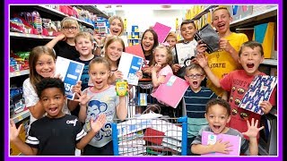 SCHOOL SUPPLIES FOR 15 KIDS! | BACK TO SCHOOL 2019!