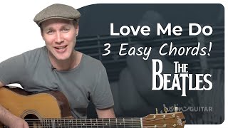 Love Me Do Easy Guitar Lesson | The Beatles