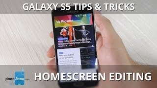 Galaxy S5 Tips & Tricks: Homescreen editing