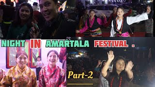 After soulful enriching day || The vibrant festival night in Amartala Balemu.