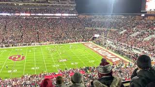 Kickoff, OU band “William Tell” - Oklahoma vs Oklahoma State (Bedlam 2022)