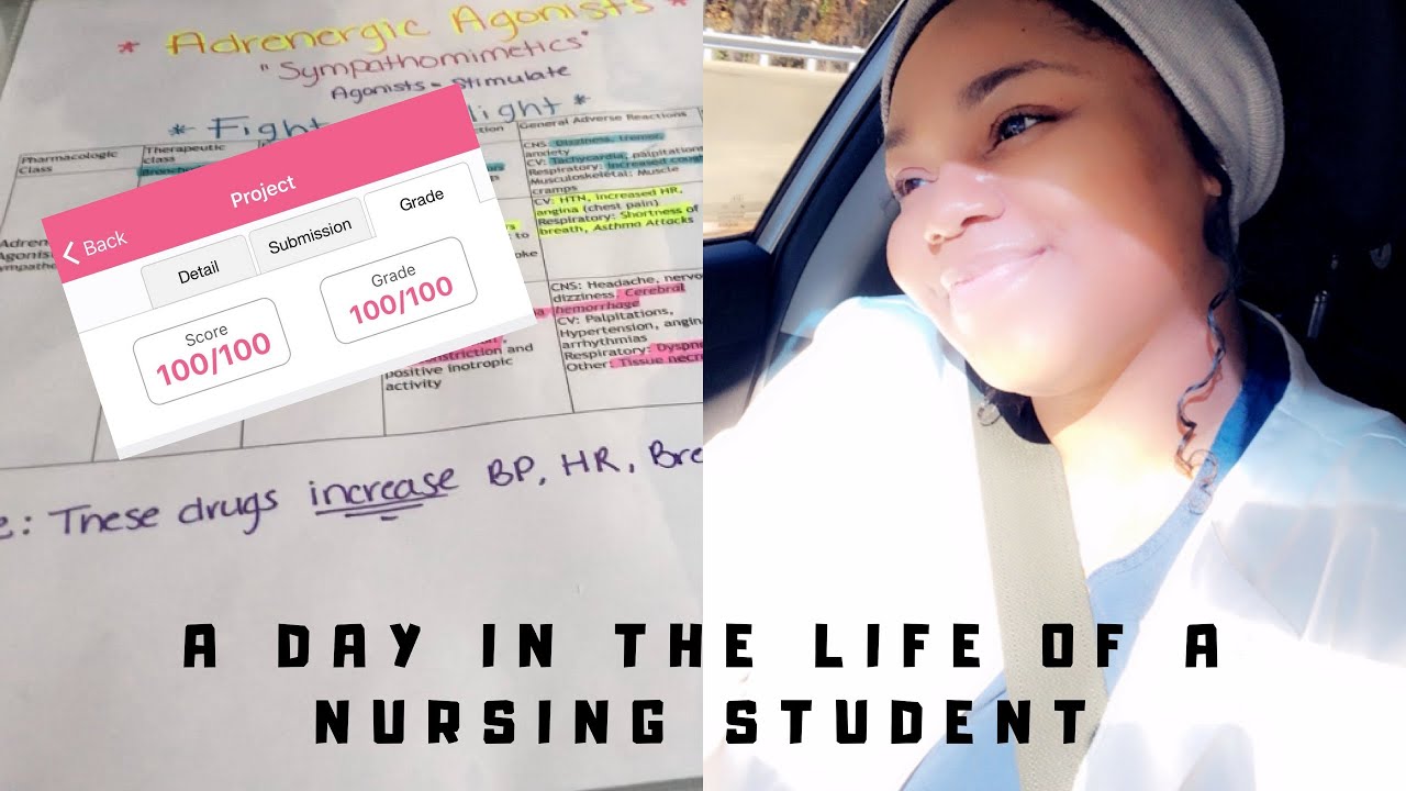 DAY IN THE LIFE OF A NURSING STUDENT - YouTube