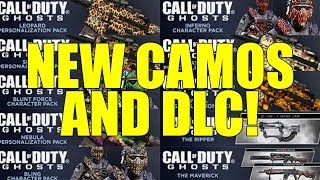 COD Ghosts: New Personalization DLC Camos/Character Packs + RIPPER AND MAVERICK!
