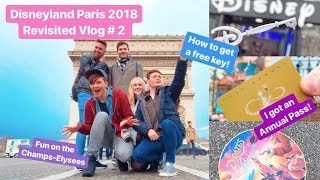 Vlog #2 | Paris Disney Store Key, First Day at DLP & Snacks! | Disneyland Paris Revisited 2018