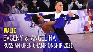 Waltz = Evgeny Sveridonov \u0026 Angelina Barkova = 2021 Russian Open Championship Adult Ballroom