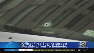 Officer Fired Shot At Suspect Possibly Linked To Robberies