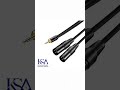 1.5m mini jack 3.5mm stereo to dual xlr 3 pin male female plug y splitter interconnect cable. new