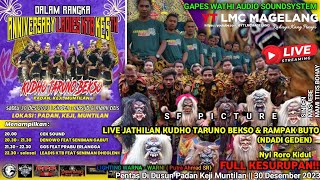 💥Full Live Streaming Anniversary 5th Jathilan Kreasi Kudho Taruno Bekso & Rampak Buto | Tarian Ndadi