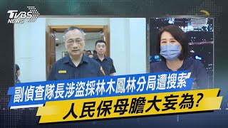 少康戰情室｜副偵查隊長涉盜採林木鳳林分局遭搜索 人民保母膽大妄為?