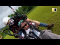 105 year old man becomes oldest to paraglide in tandem