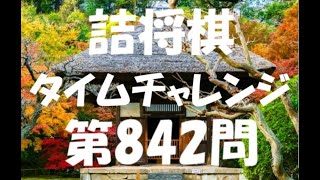 詰将棋タイムチャレンジ・第８４２問