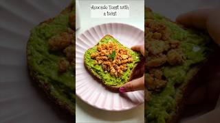 Creamy Avocado- Paneer Toast Indian Style😍 #shorts #recipe  #viral #shortsvideo #cooking