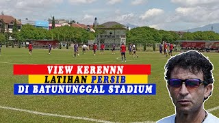 Latihan Persib, View Indah di Batununggal Stadium
