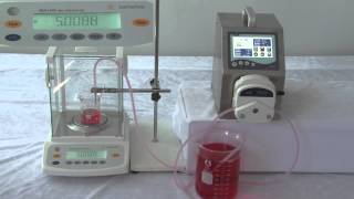 Shenchen Dispensing Peristaltic Pump F6 filling 5ml demonstration