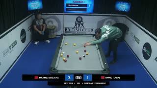 BRITISH THURSDAY TOURNAMENT Mhamed SLAOUI vs Ismail TOUJAJ - THE FINAL - RACE TO 8