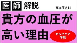 あなたの血圧が高い理由がある？【二次性高血圧】【高血圧＃１１】