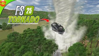 What Tornado Has Done With My Tractor in Farming Simulator 25!