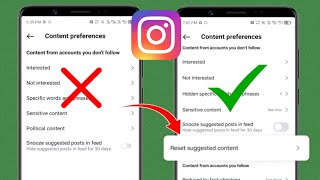 Instagram Reset Algorithm Option မပြခြင်းကို ပြုပြင်နည်း  Instagram Algorithm ကို ပြန်လည်သတ်မှတ်ပါ။